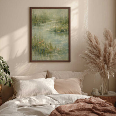 Abstract Pond Art
