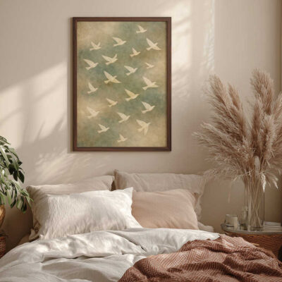 Birds in Flight Wall Art
