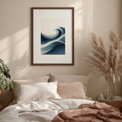 Modern Ocean Wave Wall Art