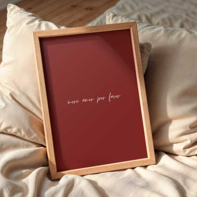 more-amore-por-favor-wall-art-frame-on-the-bed